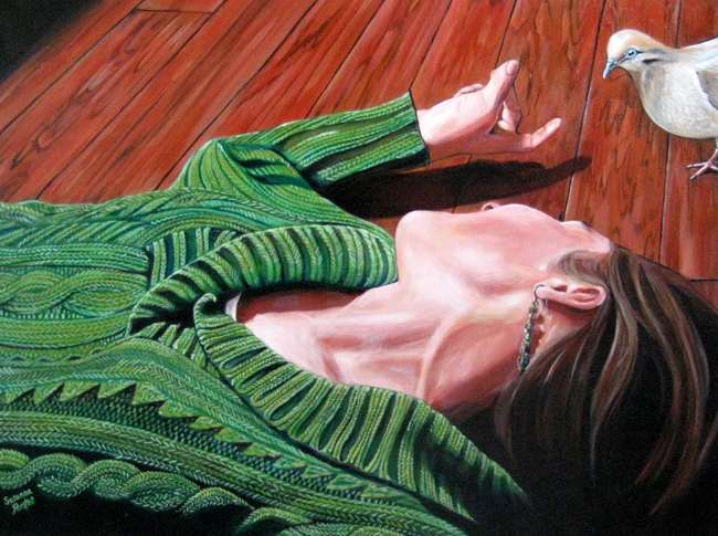 Awake with Mourning Dove by Susanna Pantas